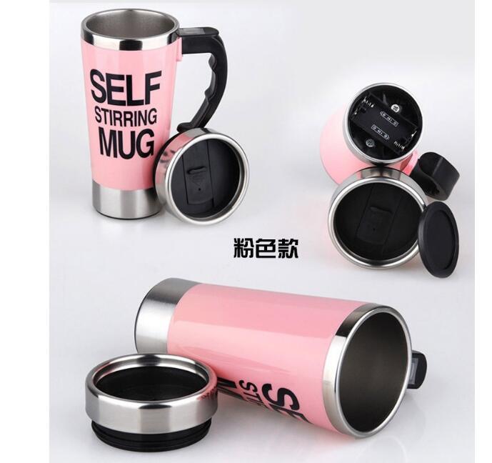 Mug Stainless Steel Self Stirring Mug Drinkware Special Creative Gift 500ml