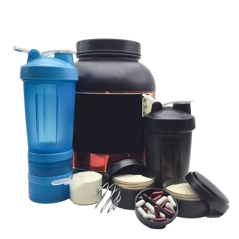 protein powder shake cup plastic water cup sports fitness protein powder cup