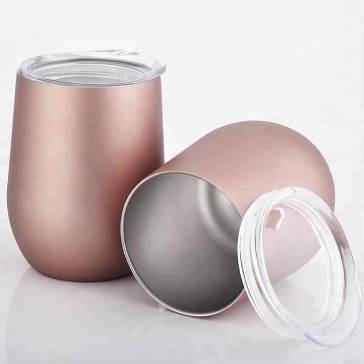 Newly Designed Shape 500ml Eggshell Metal Cup