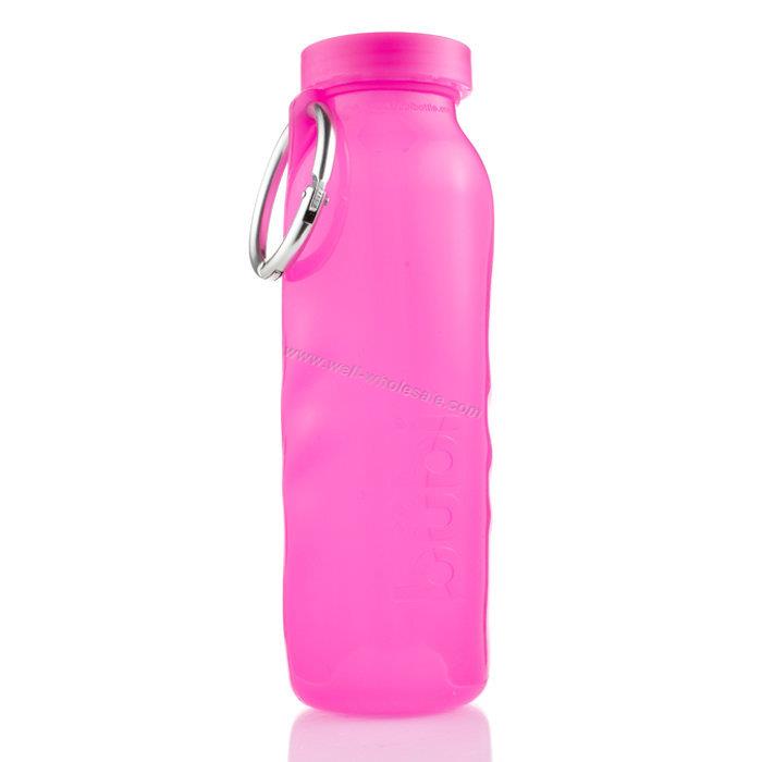 Silicone Bottle/Collapsible Silicone Water Bottle/Silicone Foldable Water Bottle