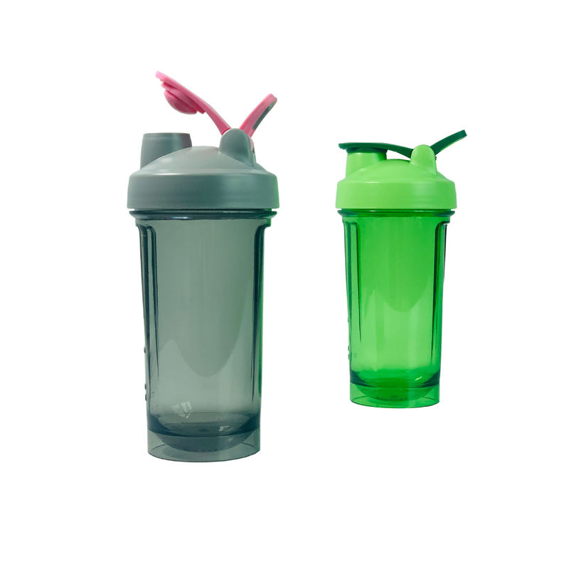 700ml custom wholesale food grade BPA free plastic shaker bottles