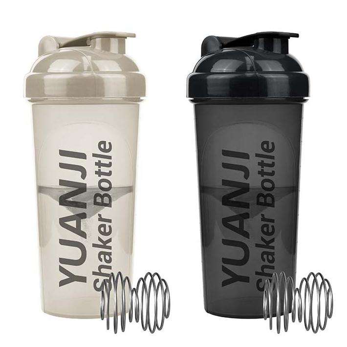 Custom 600ML 20Oz Protein Shaker Plastic Portable Bottle for Sport Fitness Gym Protein Leak Proof Drink Shaker Cup