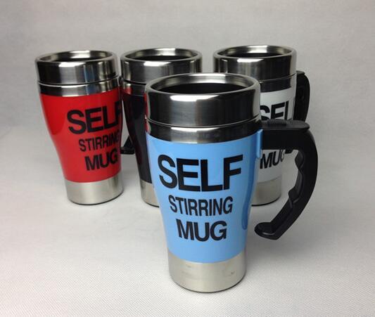 Self Stirring Coffee Mugs, Self Stirring Cup, Stainless Steel Self Stirring Mug
