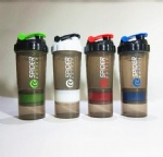 500ml protein shaker sport plastic water bottle