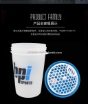 customized seal stirred plastic protein powder shaker cup water bottle