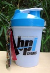 plastic protein powder shaker cup water bottle