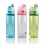 Amazon Top Seller 2018 Mist Cool Sport Drink Plastic Spray Water Bottle