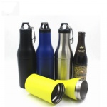 Vacuum Stainless Steel Insulator Beer Holder ,vacuum thermos wine bottle insulator