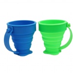 Wholesale Folding Foldable Custom Water Drink Silicone Collapsible Cup