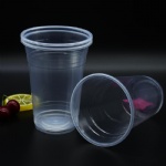 9oz transparent pp disposable reusable plastic cup for coffee shopccc