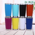 Double Wall Vacuum Insulated Stainless Steel Travel Tumbler Cu