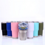 Stainless Steel 30 oz. Travel Beverage Tumbler Coffee Thermos Mug Cup