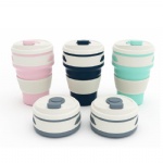 Promotion Quality Travelling Foldable Silicone Coffee Cup