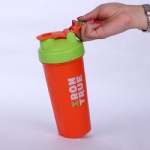 Custom Logo BPA Free 600ml Plastic PP Protein Shaker Bottle