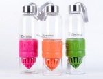 Plastic lemon water bottle,hot sales water bottle,fruit infuser water bottle