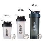 45OZ custom logo mixing water drink 1000ml gym blender protein shaker bottle plastic portable blender shaker bottle