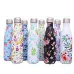 750ML Vacuum Cola Flask Stainless Steel Thermoses Coke Flask Double Wall Water Bottle
