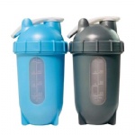 Custom Logo BPA Free Sports Gym Plastic Protein Shaker Bottle