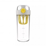 Custom 700ml BPA Free plastic shaker cup sports protein shakers bottle