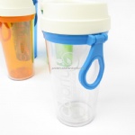 BPA free plastic shaker bottle logo