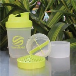 500ml BPA Free Plastic Protein Shaker Bottle with Pill Box