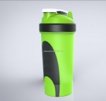 Blender plastic water bottle protein shaker