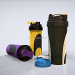 BPA free plastic water Protein Shaker Bottle