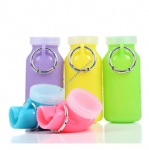460ML&660ML BPA Free Durable and Foldable Silicone Water Bottle