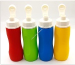 Custom BPA Free Silicone Foldable Water Bottles with Logos