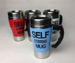 Self Stirring Coffee Mugs, Self Stirring Cup, Stainless Steel Self Stirring Mug