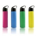 silicone squeeze sport bottle collapsible water bottle carry bag