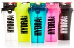 Wholesale customized  cup motivational dual Shaker bottle