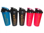 Promotional PP Plastic blender bottle with metal mixed ball