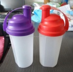 PP Plastic blender bottle with metal mixed ball
