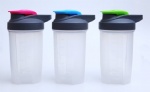new design the most popular plastic protein shaker bottle