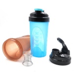 Protein Shaker Bottle custom color & logo BPA free 400ml and 600ml shaker bottle